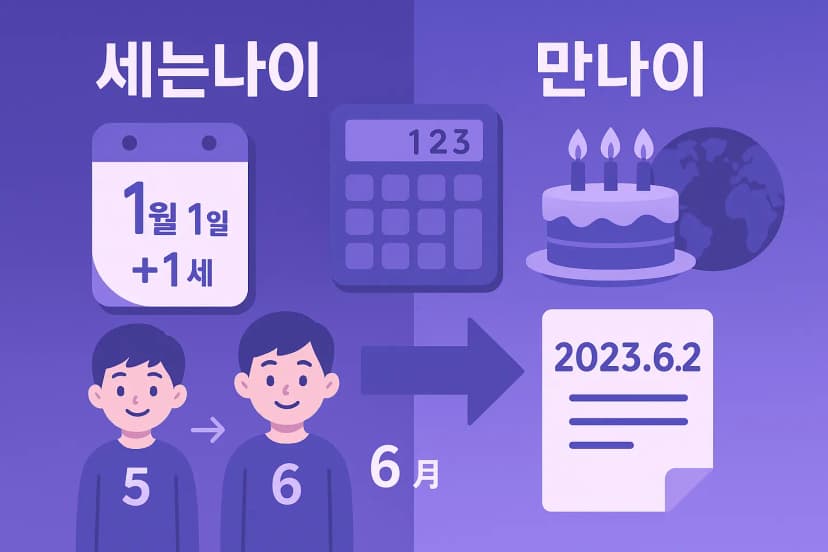만나이 계산기로 알아보는 한국 나이 vs 국제 나이 차이점